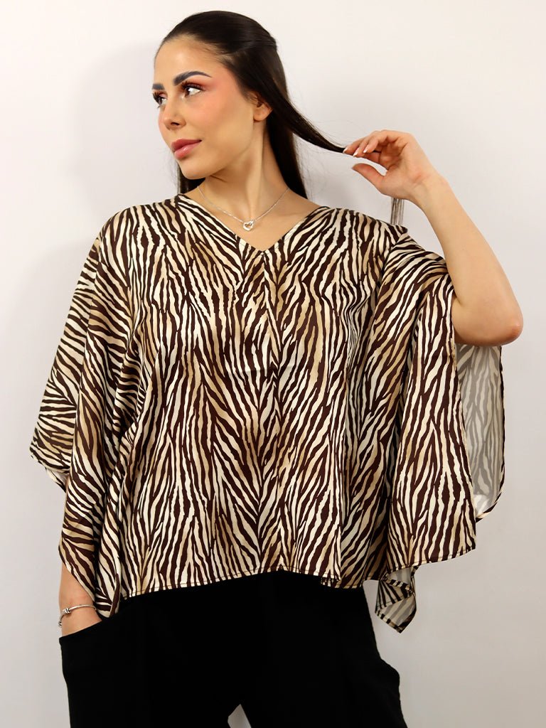 Blusa zebra moda Km0