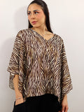 Blusa zebra moda Km0