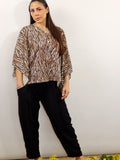 Blusa zebra moda Km0