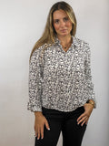 CAMISA GRAFFITY - BLUEBERRY - AnnaTresModa Moda KM0