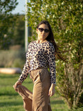 CAMISETA LEOPARD - MONARI - AnnaTresModa Moda KM0