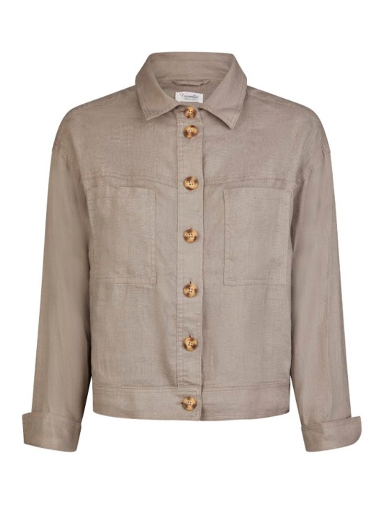 Chaqueta lino moda KM0