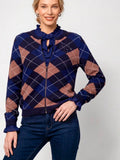 Chaqueta rombos monari modakm0