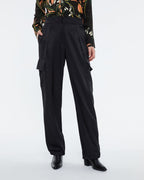 Pantalón satén cargo modakm0.