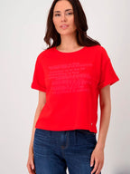 Sudadera roja moda km0