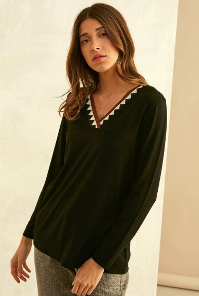 CAMISETA CHARME - GUITARE - AnnaTresModa Moda KM0